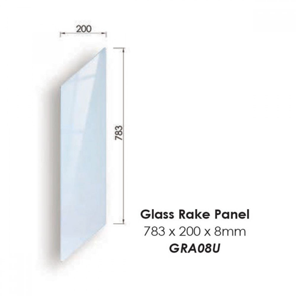 Urbana Glass Rake Panel