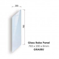 Urbana Glass Rake Panel