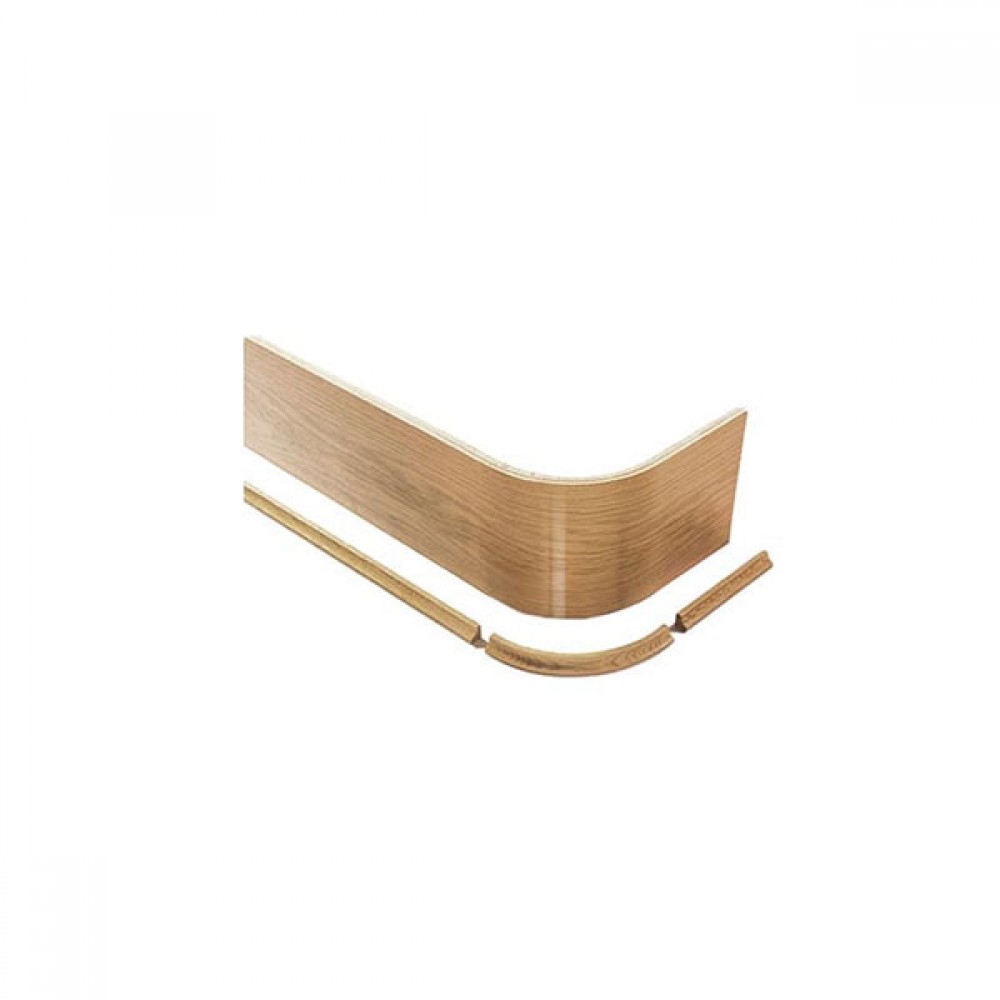 Oak Single Bullnose Riser Only 1000x300x240mm