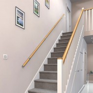 Wall Mounted Handrail Kit Oak