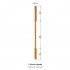 Dublin Square Spindle 1100x41x41mm | Options