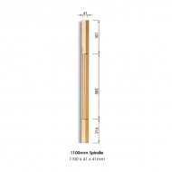 Lisbon Spindle 1100x41x41mm | Options