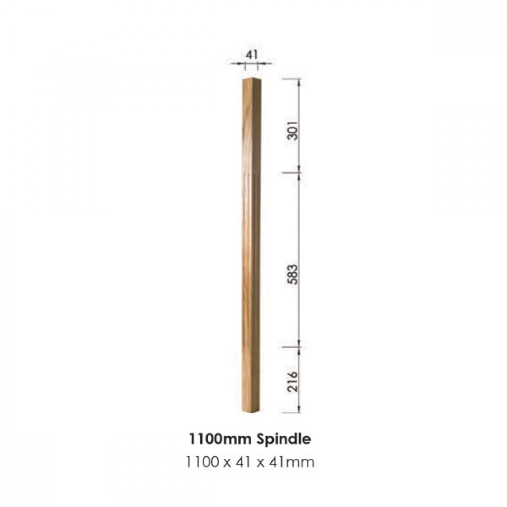 Tuscan Spindle 1100x41x41mm | Options