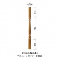Concra Spindle 915x41x41mm | Options