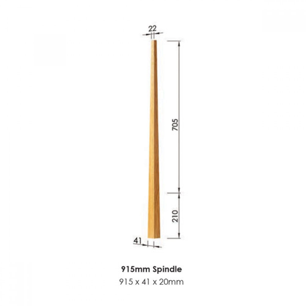 Geneva Spindle 915x41x41mm | Options