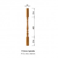 Corby Spindle 915x41x41mm | Options