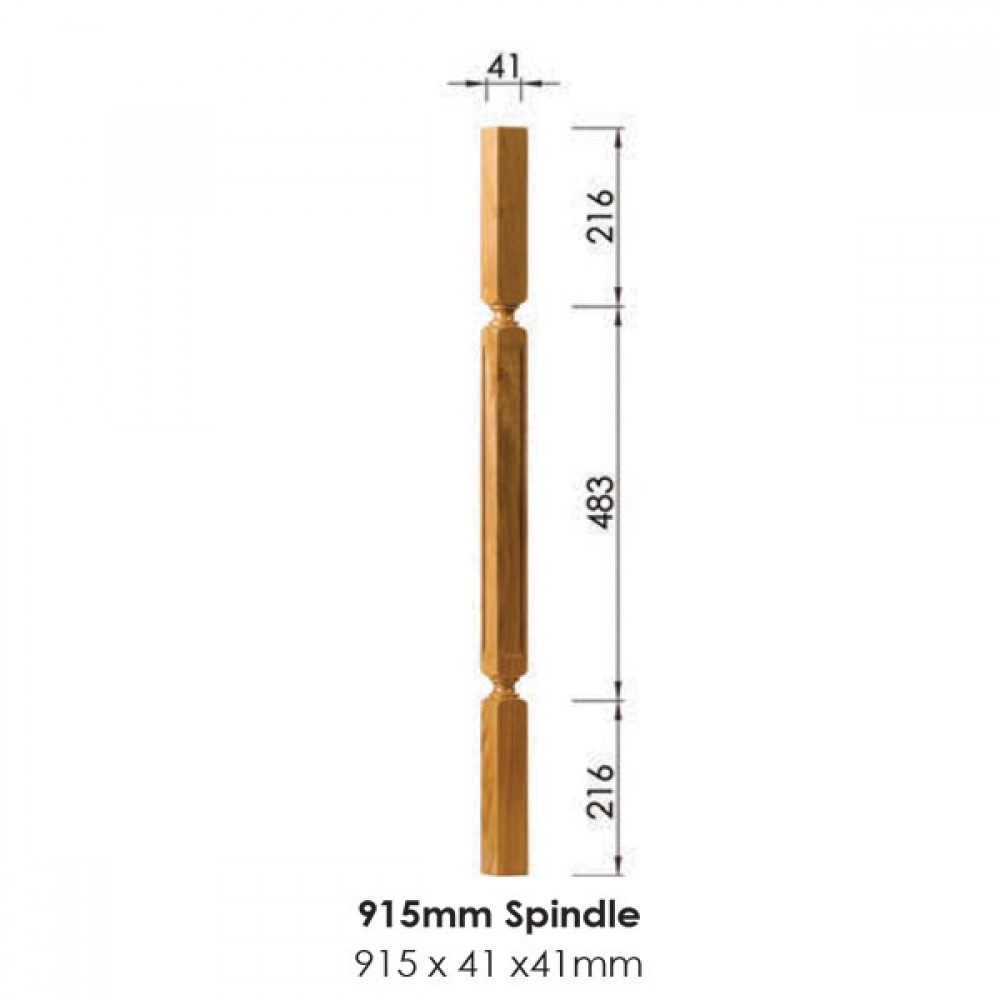 Oriel Spindle 915x41x41mm | Options