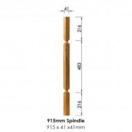 Oriel Spindle 915x41x41mm | Options
