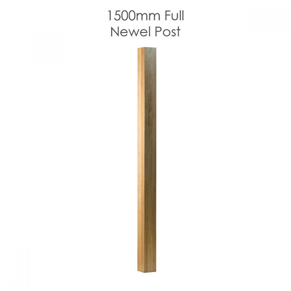 Plain Square Newel Post 1500x91x91mm | Options
