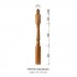 Achill Square Newel Post 1525x91x91mm | Finish & Post Options