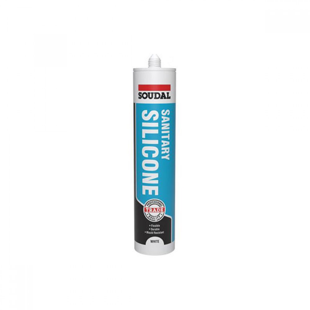 Soudal Sanitary Silicone White 