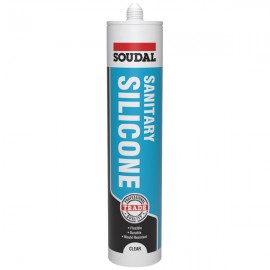 Soudal Trade Sanitary Silicone Sealant 290ml | Colour Options