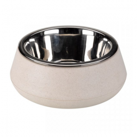 Zoon Stone Floorgrip Bamboo & Stainless Steel Bowl 17cm | 8005055