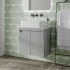 Camber Gloss Light Grey Wall Hung 50cm Unit