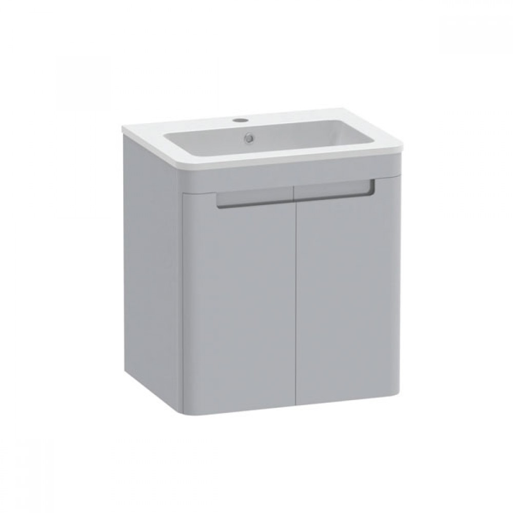 Camber Gloss Light Grey Wall Hung 50cm Unit