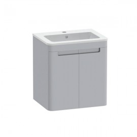 Camber Gloss Light Grey Wall Hung 50cm Unit