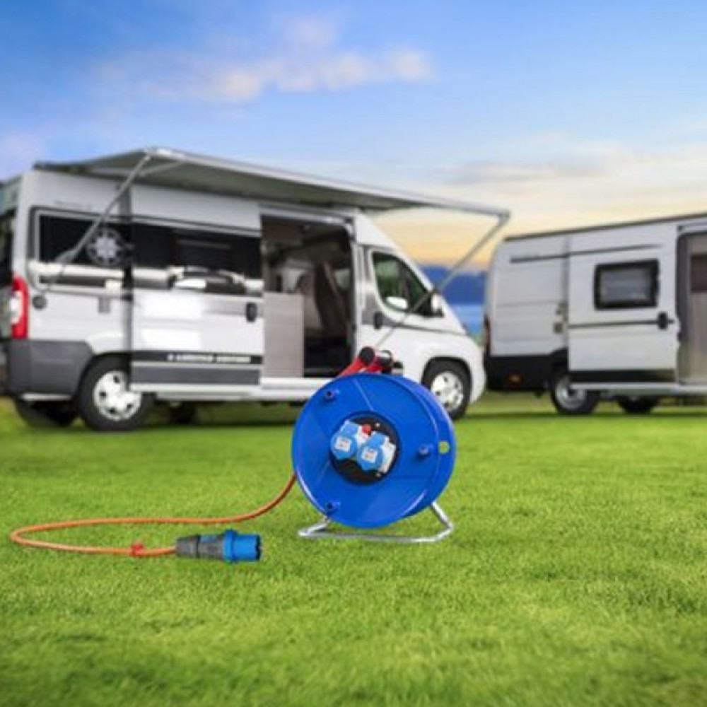 Garant Camping Cable Reel | Cee 2 Ip44 | 25m
