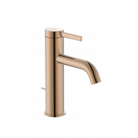 Roca Ona Basin Mixer Rose Gold (with Waste)