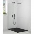 Sonas Aspect Kristal 800 Wetroom Panel | Matt Black | ABWRP002