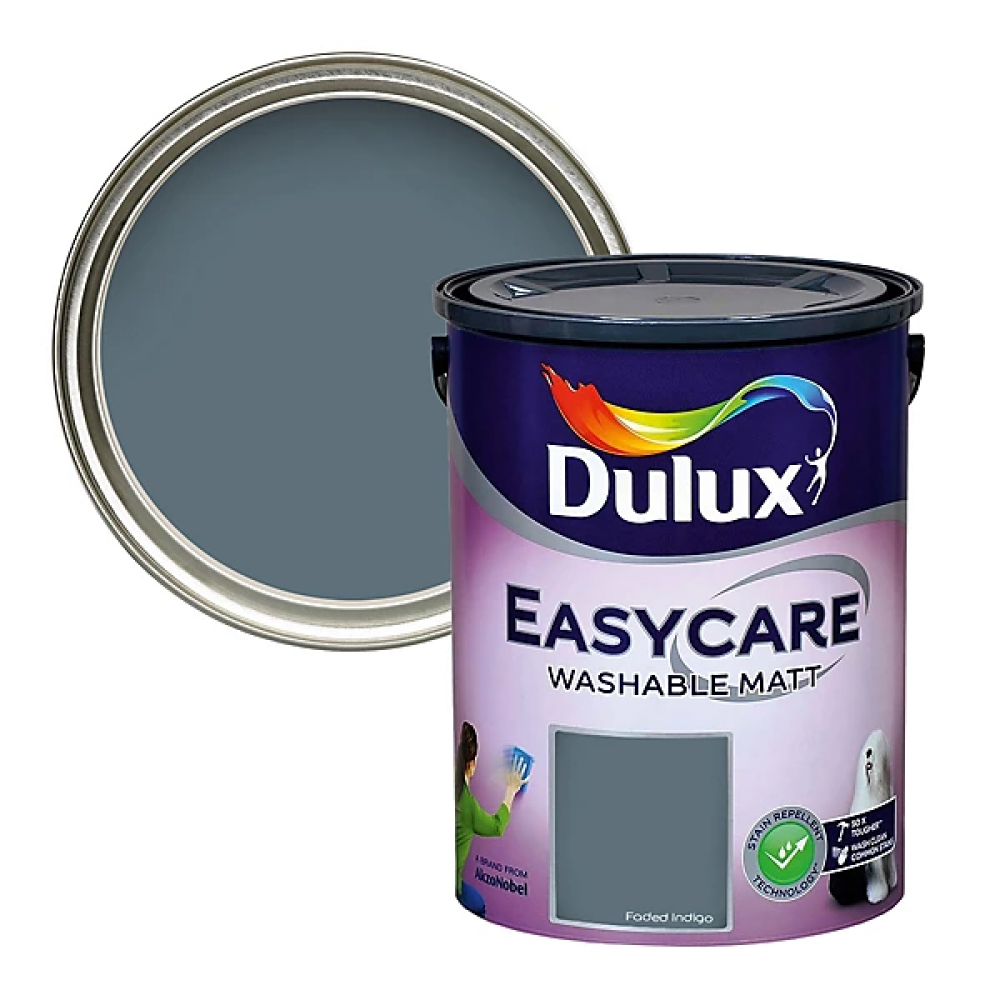 Dulux Easycare Matt Faded Indigo 5ltr