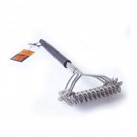 Texas Club 3-head Spiral Grill Brush | 43cm