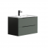 Rt Large Avara 60 Wall Hung Unit Matt Sage Green