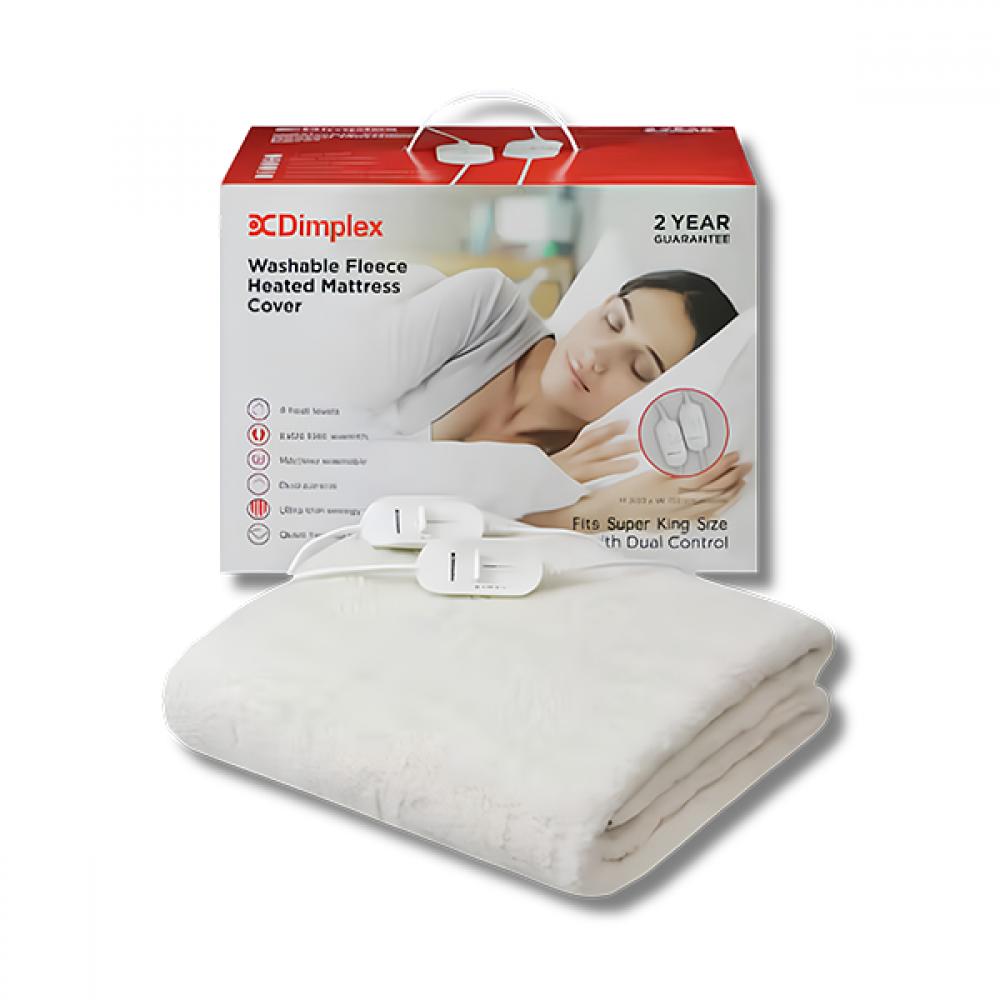 Dimplex Dual Control Mattress Cover Fleece- Super King Size  | DMC3004