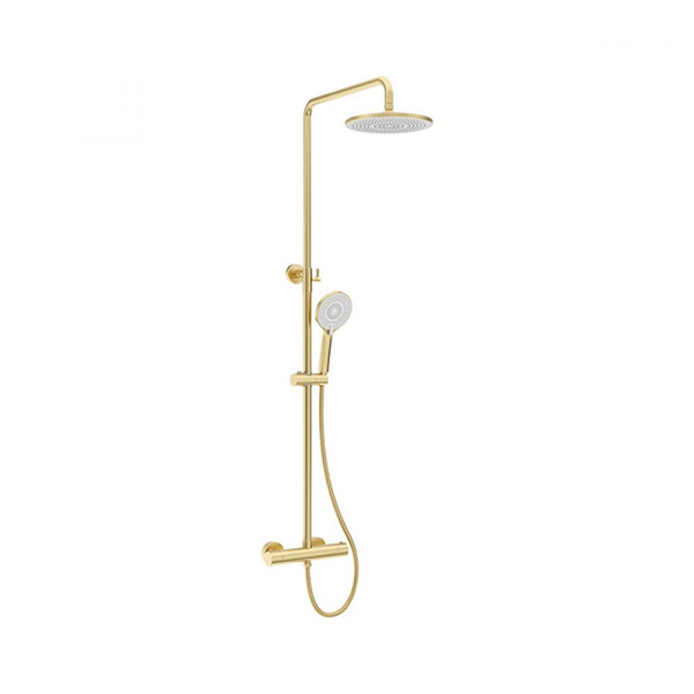 Sonas Alita Rain Therm Shower Kit Brushed Gold