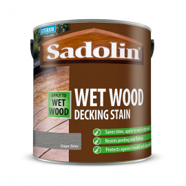 Sadolin Wet Wood Decking Stain Dusky Oak  2.5 Litre | 5096467