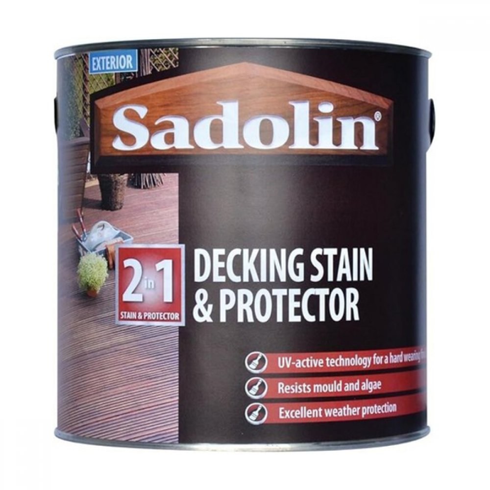 Sadolin Wet Wood Decking Stn Teak 2.5l | 5096471