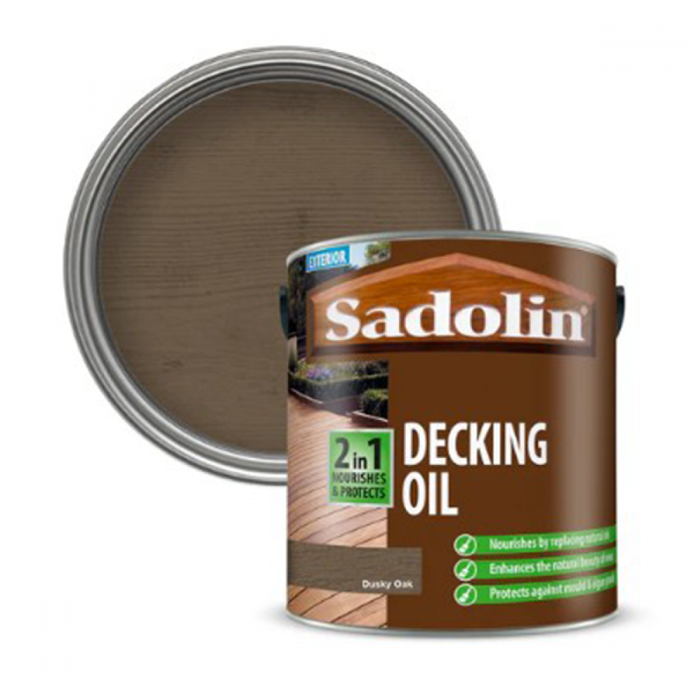 Sadolin 2in1 Decking Oil Dusky Oak  2.5l | 5096472