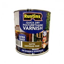Rustins Q/d Poly Varnish Satin Ant Pine 2.5litre | R695038