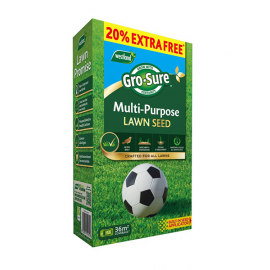 Gro-sure Multi Purpose Lawn Seed 30m2 + 20% Free
