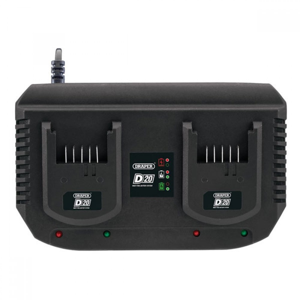 20V Li-ion Fast Twin Battery Charger