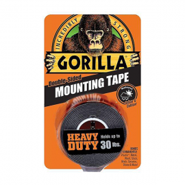 Gorilla Heavy Duty Black Mounting Tape 25mm X1.5m | 3044201