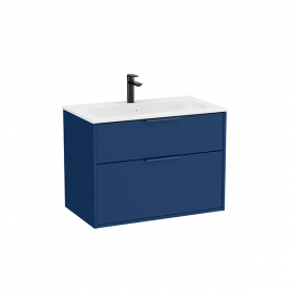 Roca Optica 800mm Wall Hung Unit Steel Blue | A857839551