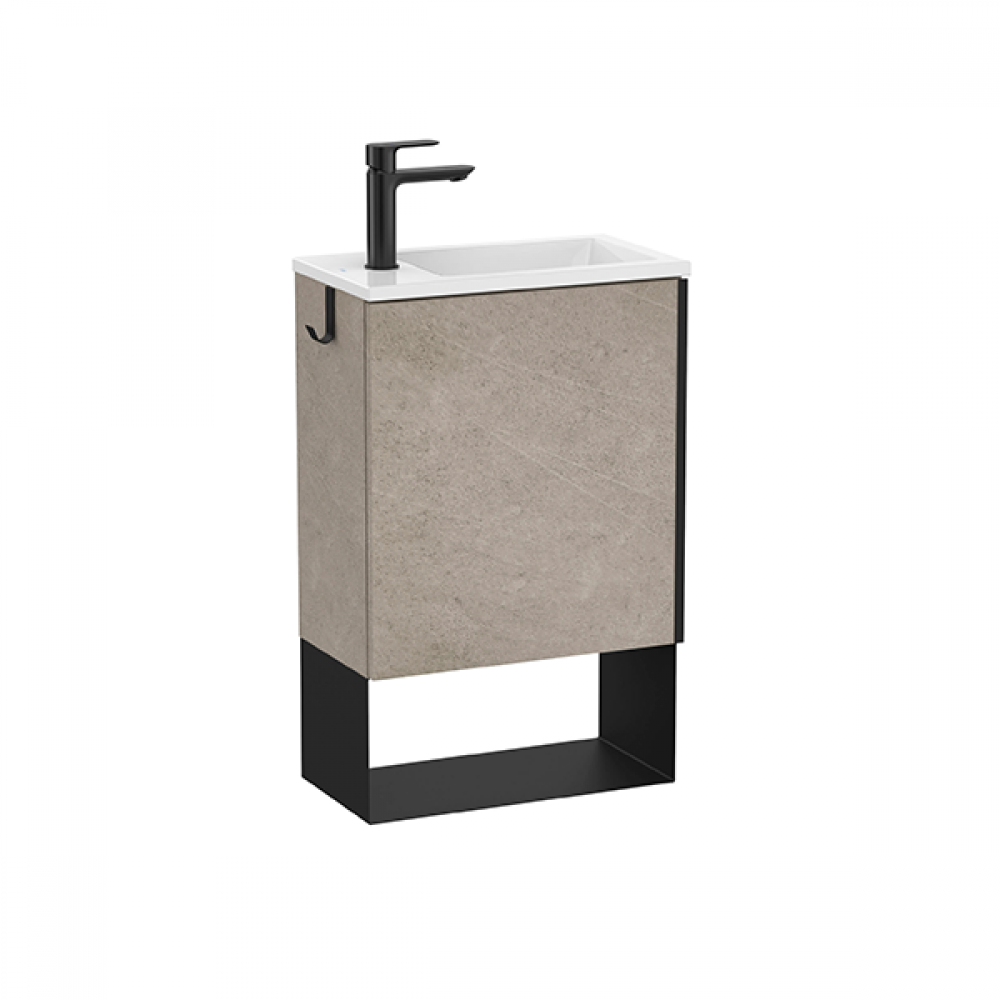 Roca Mini Pro Unit & basin Concrete Grey | A852008550