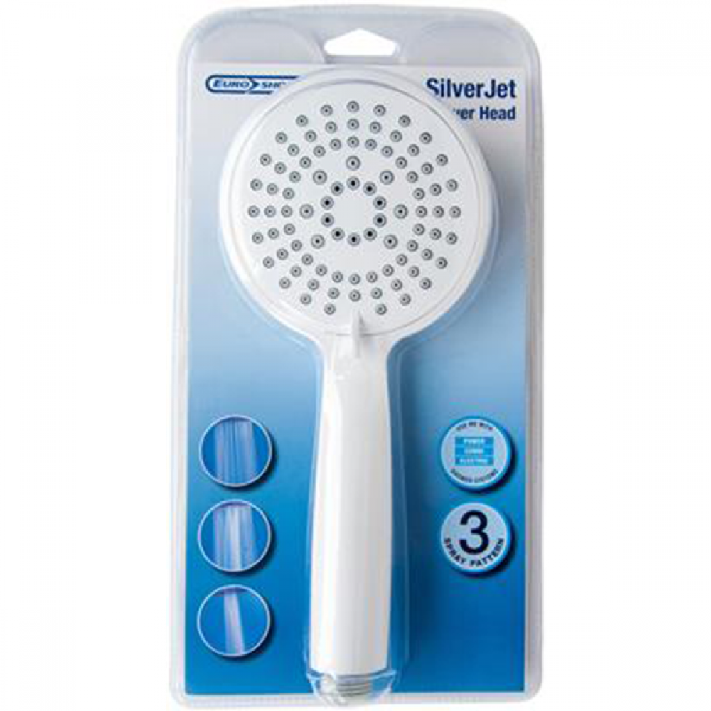 Euroshower Silverjet Shower Head White | Es51810