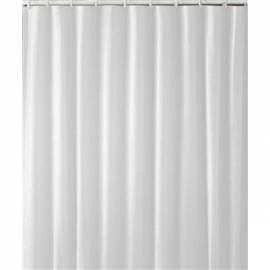 Euroshower Shower Curtain White Diamond 180x200 Polybag | Es67216
