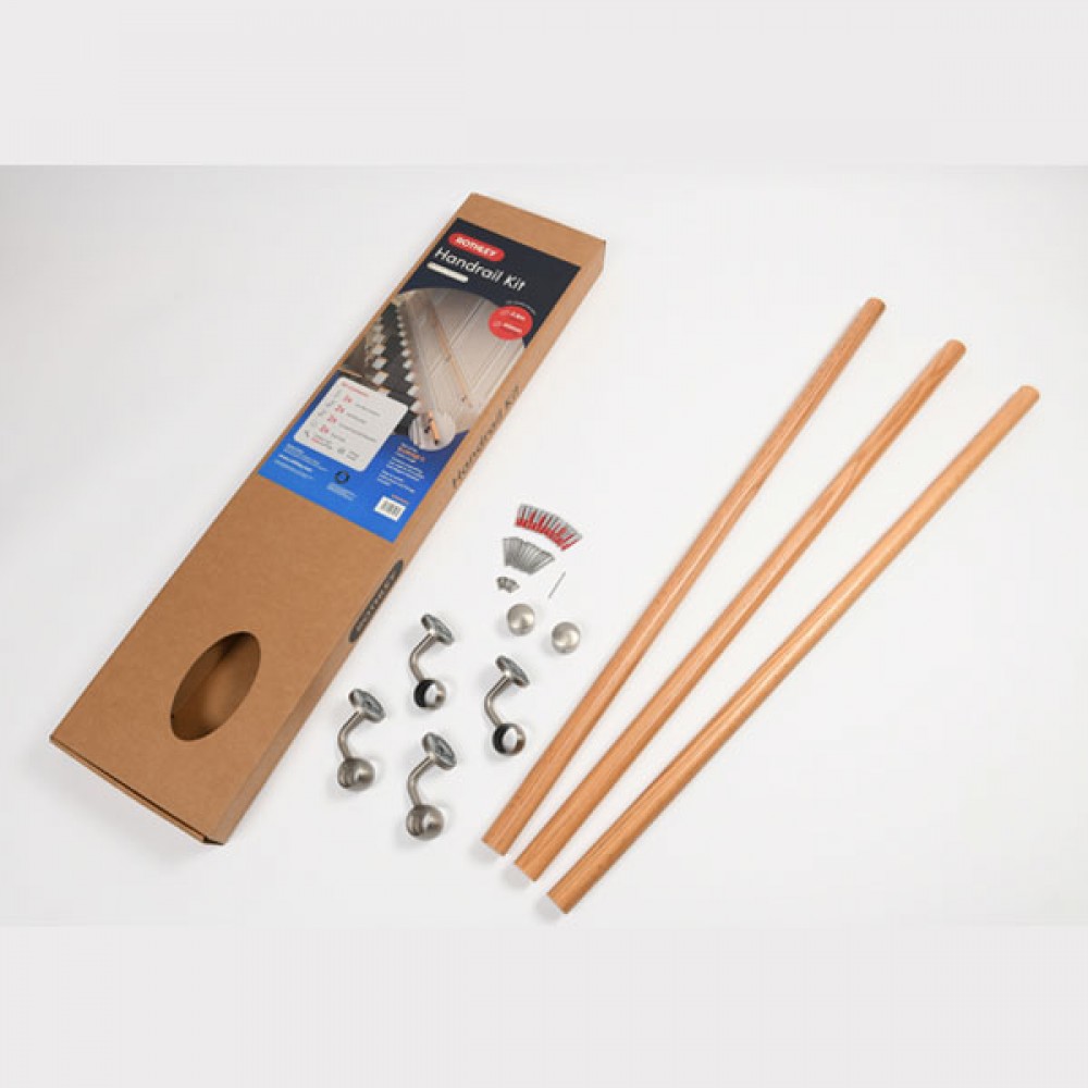 Oak Finish Handrail Kit Indoor Only | KODP3600
