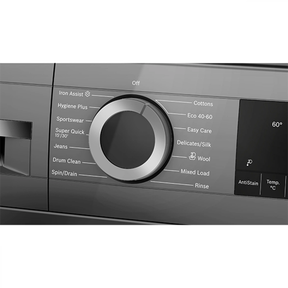 Bosch 9kg max Graphite 1400rpm Washing Machine | A Rated | Wgg244zcgb