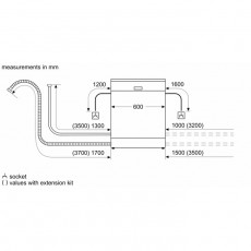 Bosch Freestanding Stainless Steel Dishwasher | SMS26AI08G