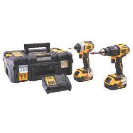 DeWalt 18 Volt Combi & Impact Drill Twin Pack | XMS24DEWPACK