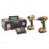 DeWalt 18 Volt Combi & Impact Drill Twin Pack | XMS24DEWPACK