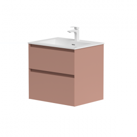Rt Large Monta 600mm Wall Hung Unit Dusty Pink