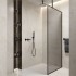 Sonas Mirage 1200 Matt Black Smoked Glass Screen