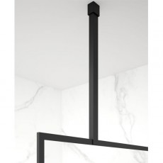 Sonas Mirage 1200 Matt Black Smoked Glass Screen