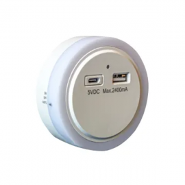 Uni-com Night Light And Usb Charger | UNC68464