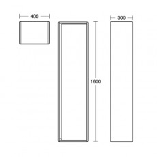 Connect Air Column Unit White | E0832b2 
