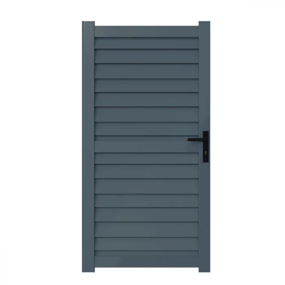 Shiplap Garden Gate 1100x1765mm Assembled Anthracite